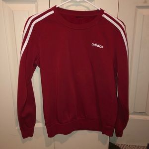 Red Adidas Crewneck